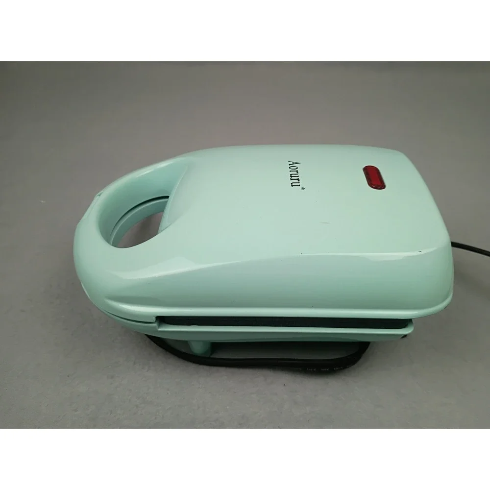 Aoruru Mini Cake Pop Maker KS-3172A Mint Green 9-Hole Non-Stick Electric Baker